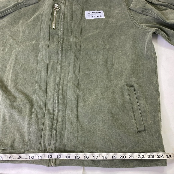 OTA Mi7itary Washed Denim Wellness Club Member Jacket Size XXL - Picture 9 of 14